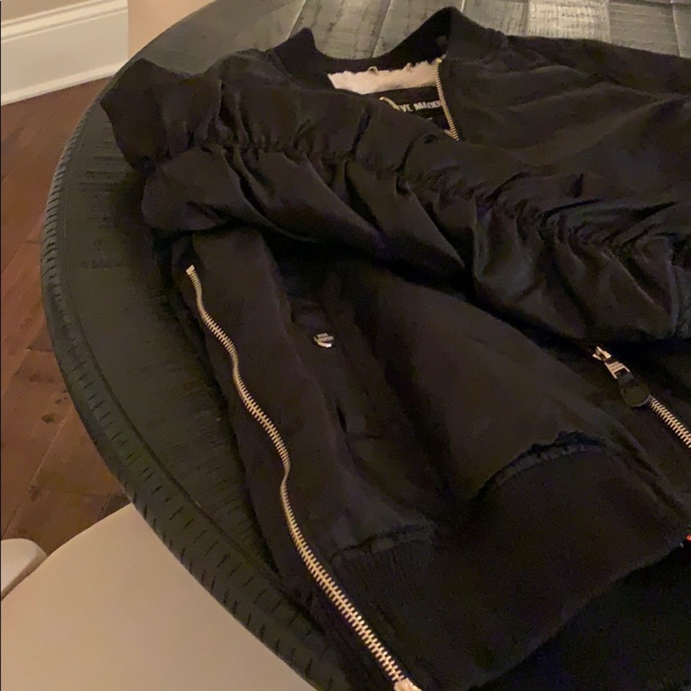 NWT Steve Madden Bomber Coat Size M - Picture 3 of 4